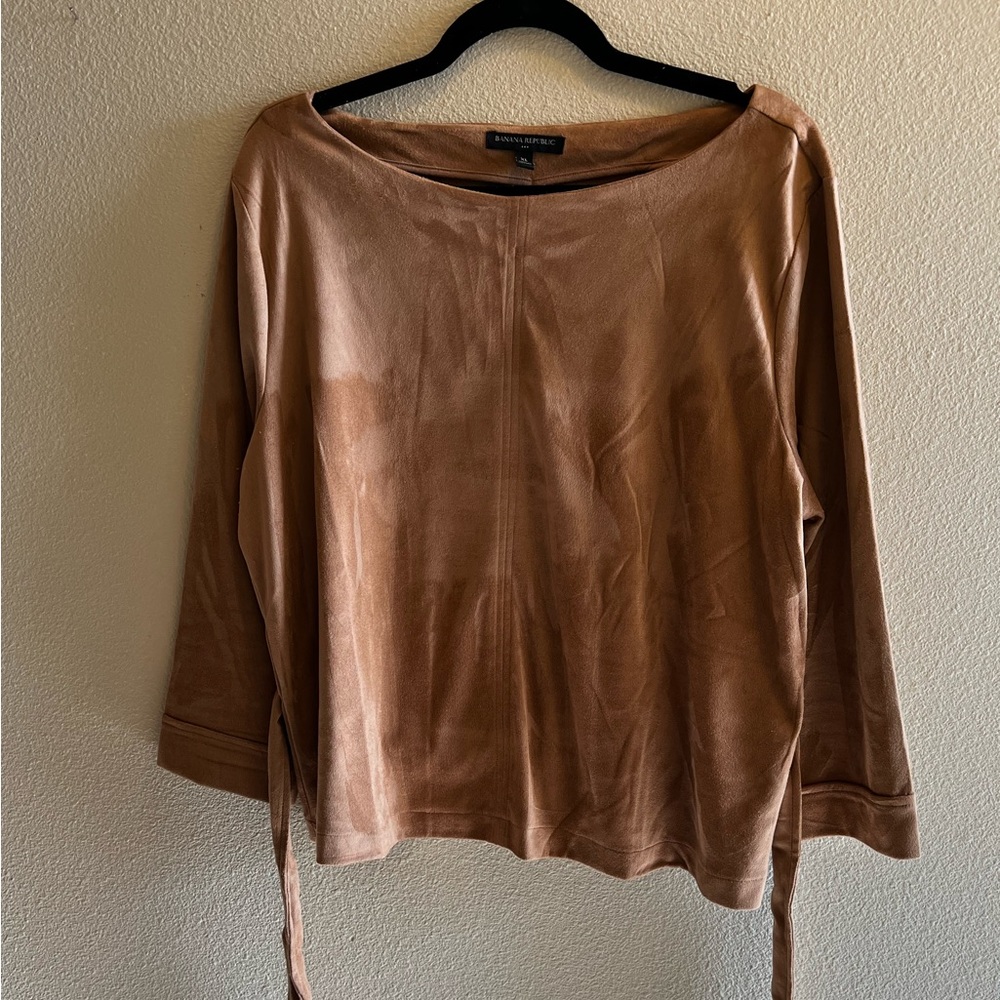 Suede top